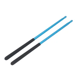 Baquetas 5A de Metal para Batería – Empuñadura Goma y Aleación Aluminio