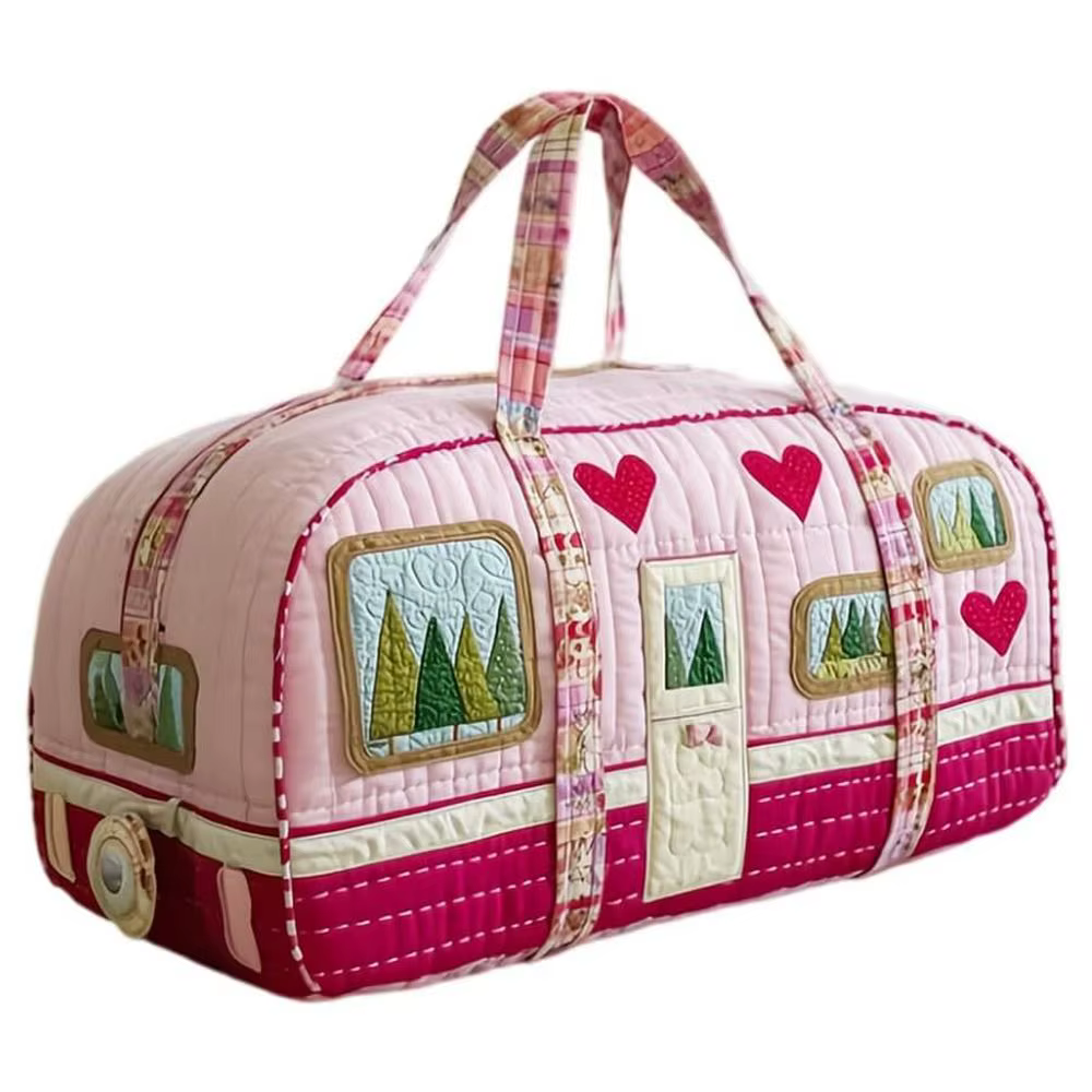 Bolsa Gimnasio Plegable Acolchada con Estampado Floral - imagen 2