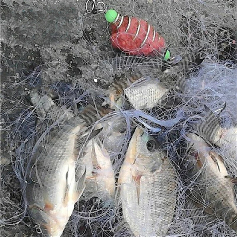 MNFT Red de pesca con resorte de cobre – Cuentas luminosas - imagen 3