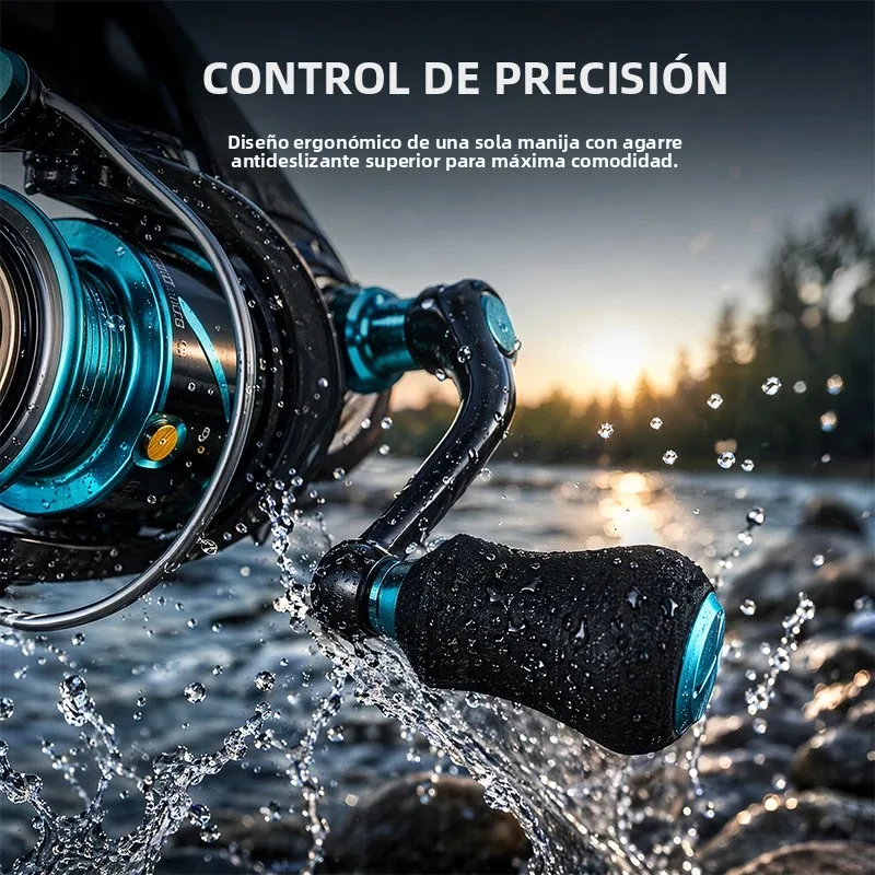 Carrete de Pesca DEUKIO metal CNC para agua dulce y salada - imagen 4
