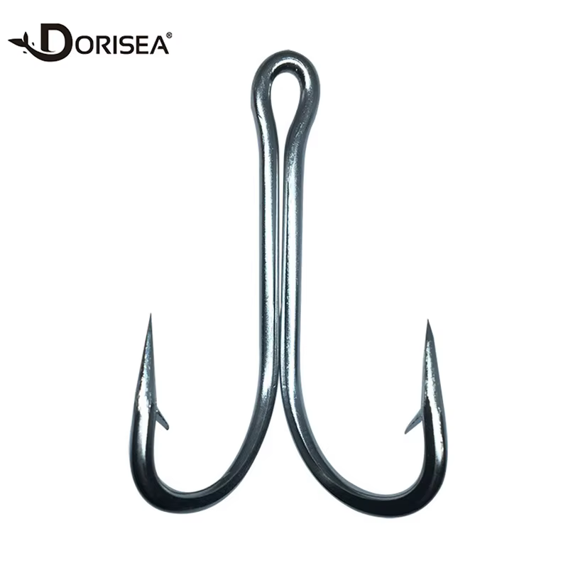 DorisEA 7982SS – Anzuelo doble frog 90° acero inoxidable - imagen 4