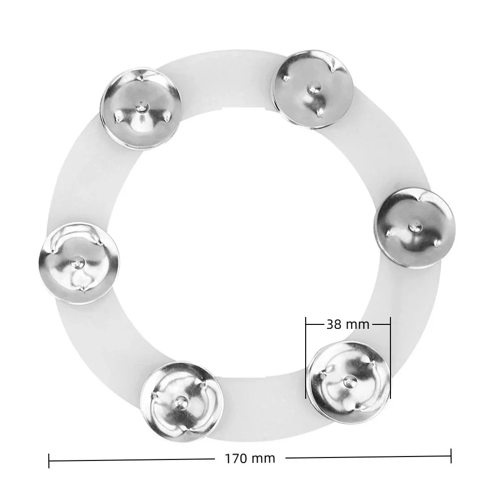 Campana hi-hat de acero inoxidable con anillo de címbalo - imagen 2