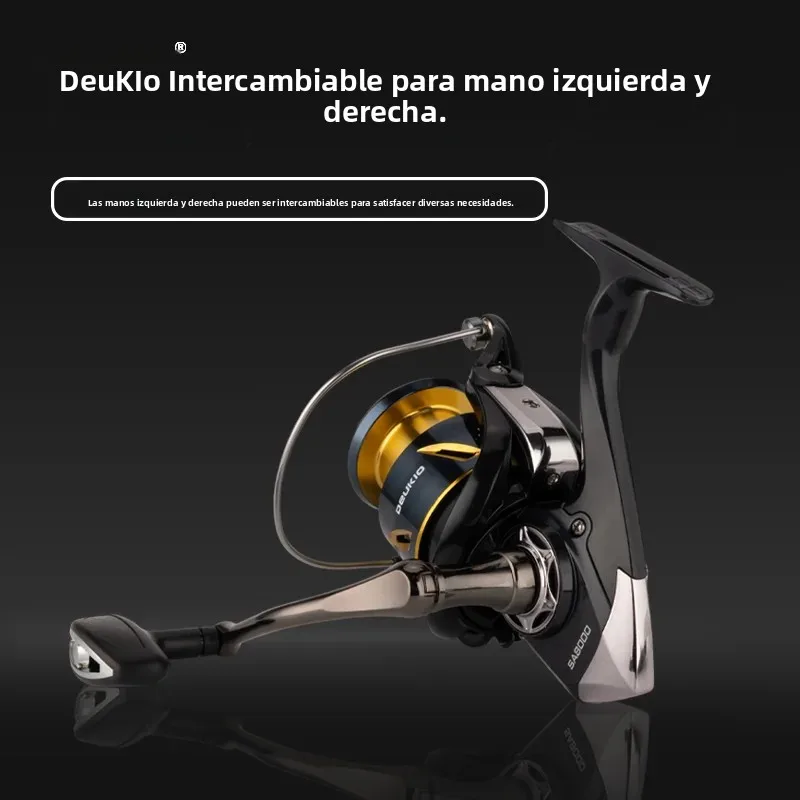 DEUKIO 8000 Carrete giratorio 16kg arrastre marino - imagen 4