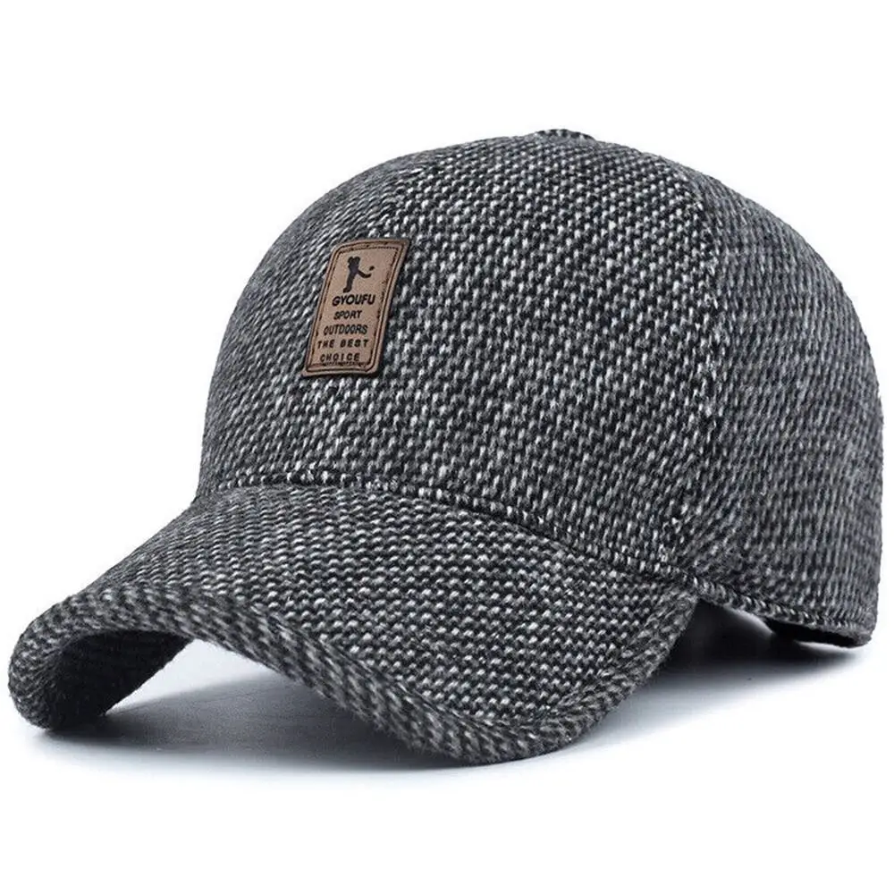 Gorro Ushanka de cuero con orejeras térmico para invierno - imagen 3
