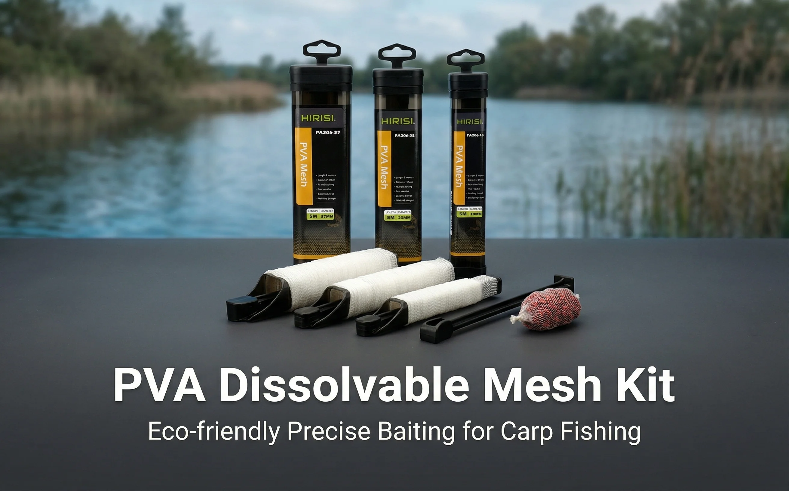 Malla PVA para pesca de carpas