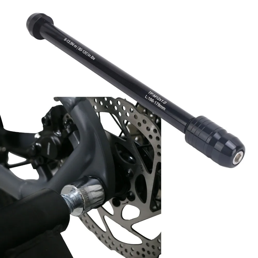 Adaptador de eje pasante con acabado negro