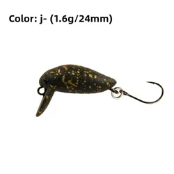 Señuelo minnow hundible para trucha con lengüeta ancha y cebo duro