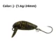 Señuelo minnow hundible para trucha con lengüeta ancha y cebo duro