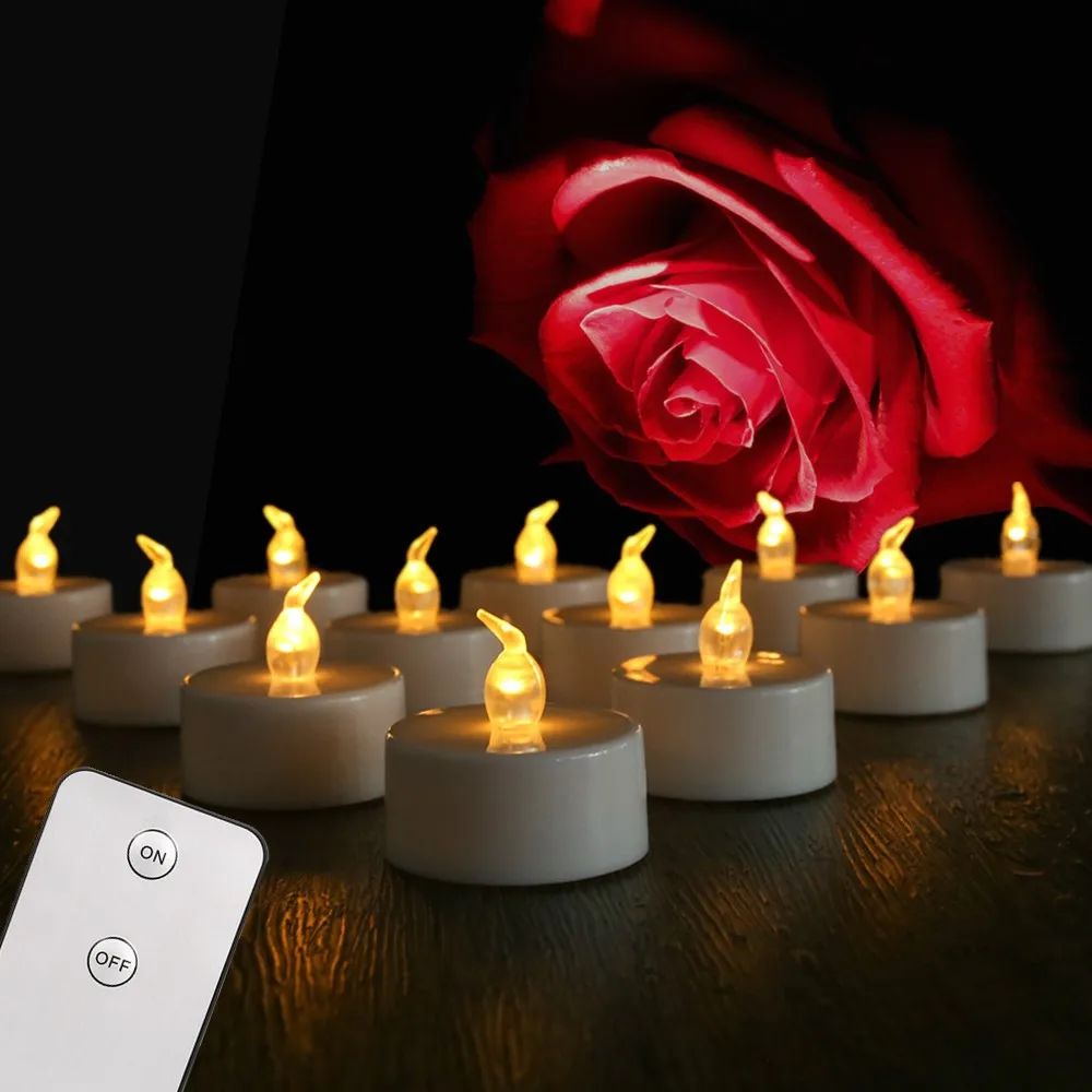 Luz LED Pesca Nocturna Vela Sin Llama Recargable con Control Remoto - imagen 3