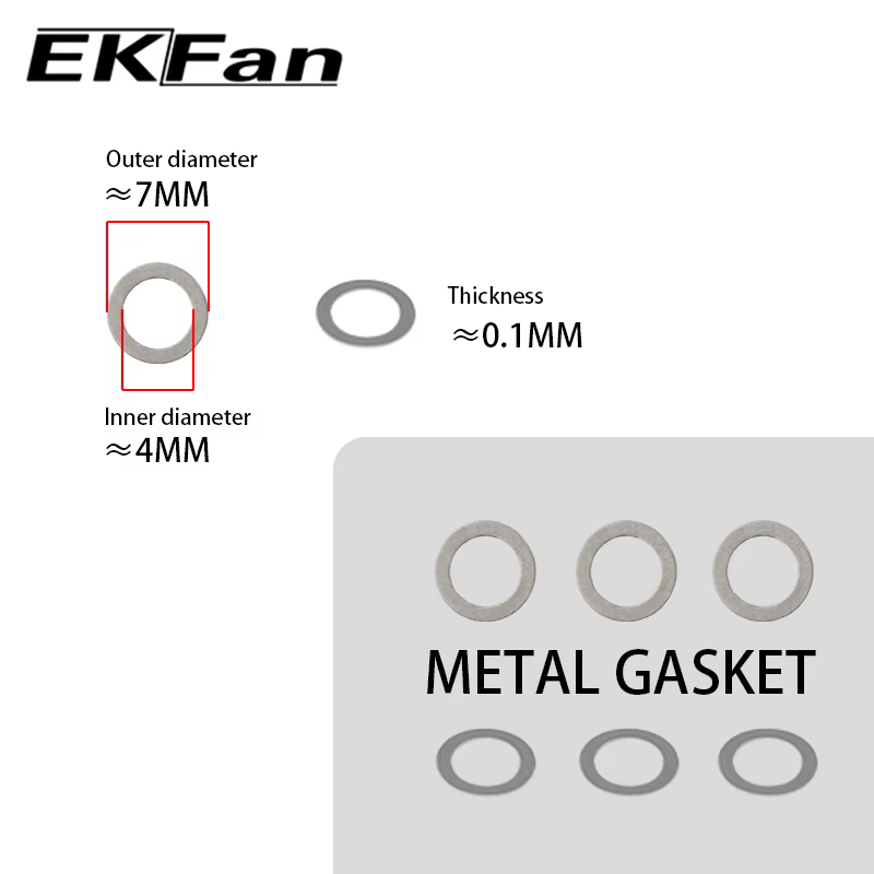 Perillas Carrete Pesca EKFan – Ajuste Metálico 0.1mm Rodamientos - imagen 3
