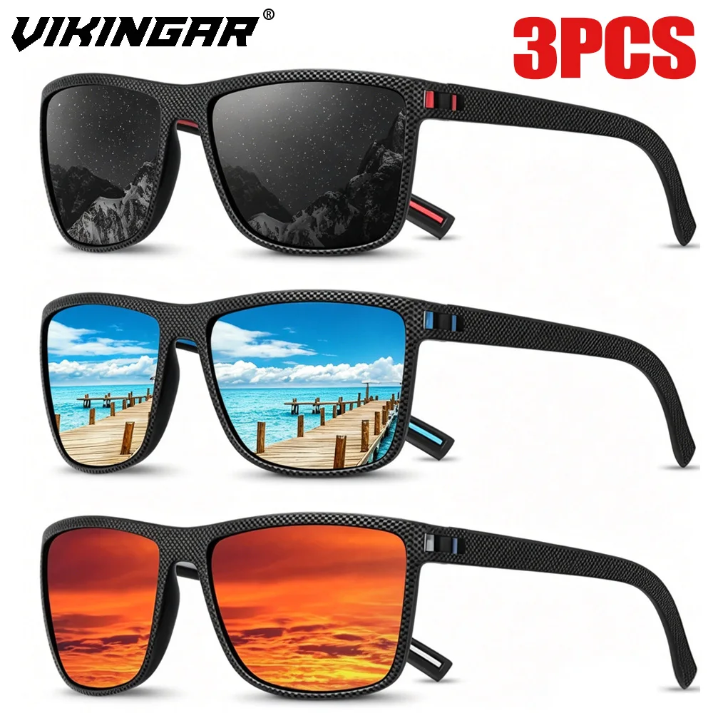 Gafas polarizadas deportivas con montura cuadrada