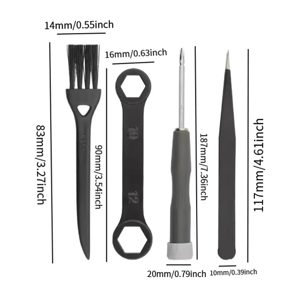 Kit de herramientas para mantenimiento de carretes