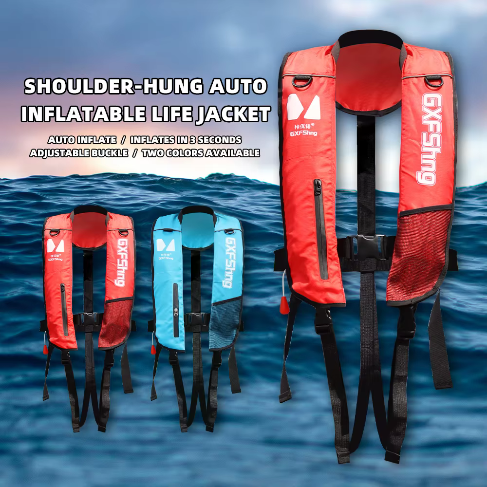 Chaleco Salvavidas Inflable ZYZHE - Automático para Pesca - imagen 5
