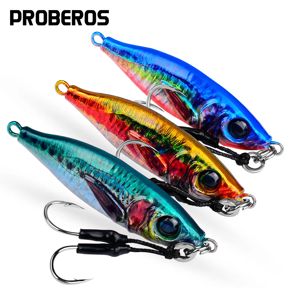 PROBEROS Señuelo de Trucha metal luminoso hundimiento rápido - imagen 4