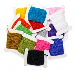 Chenilla de cuerpo para moscas Woolly Bugger 14 tarjetas 5 m 2mm 3mm