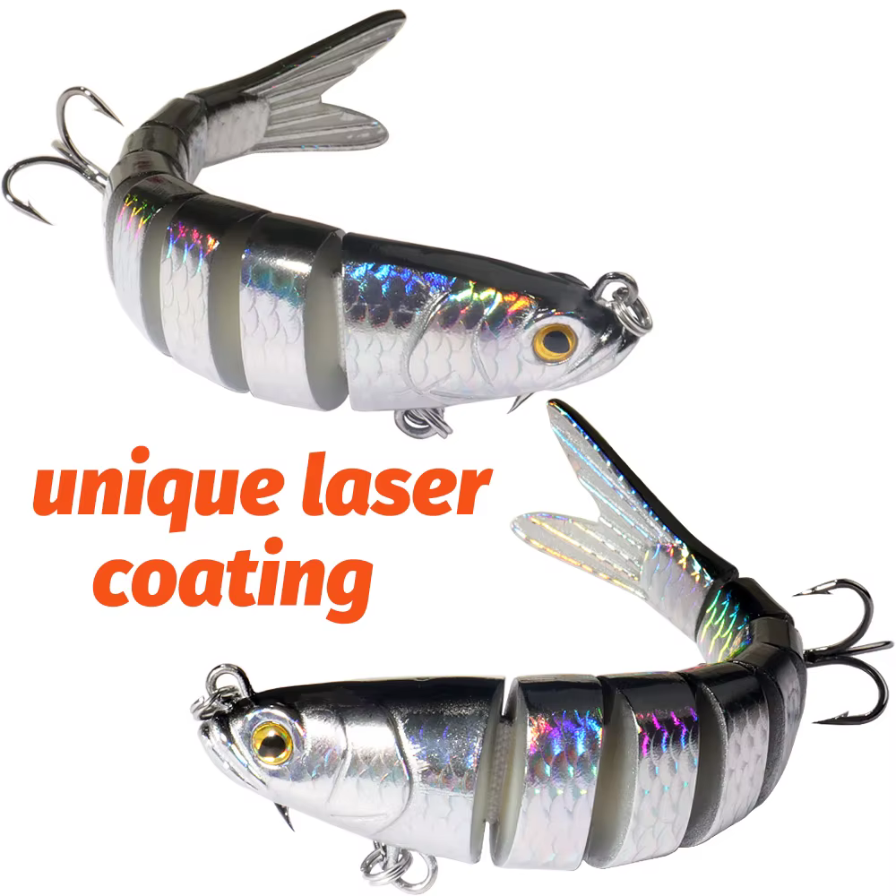 Señuelo Swimbait hundible con anzuelo triple para pesca de carpa - imagen 3