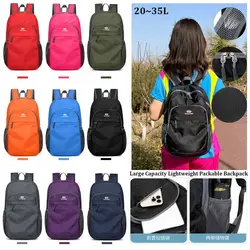 Mochila plegable impermeable ultraligera para viaje y senderismo