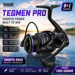 Carrete KINGDOM Tegmen Pro – arrastre potente y suave