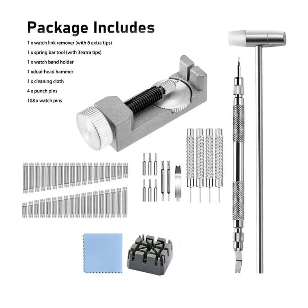 Herramientas de reparación de relojes en kit
