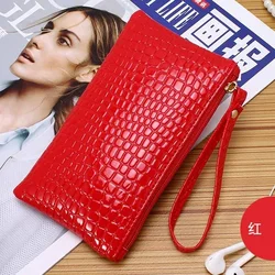 Billetera Cocodrilo Zero Lady – Piel genuina diseño coreano