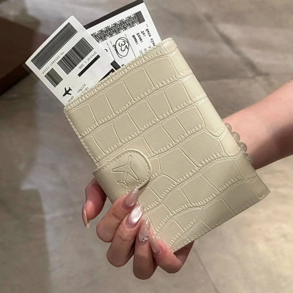 Porta pasaportes anti-robo ultrafino de PU para viaje - imagen 4