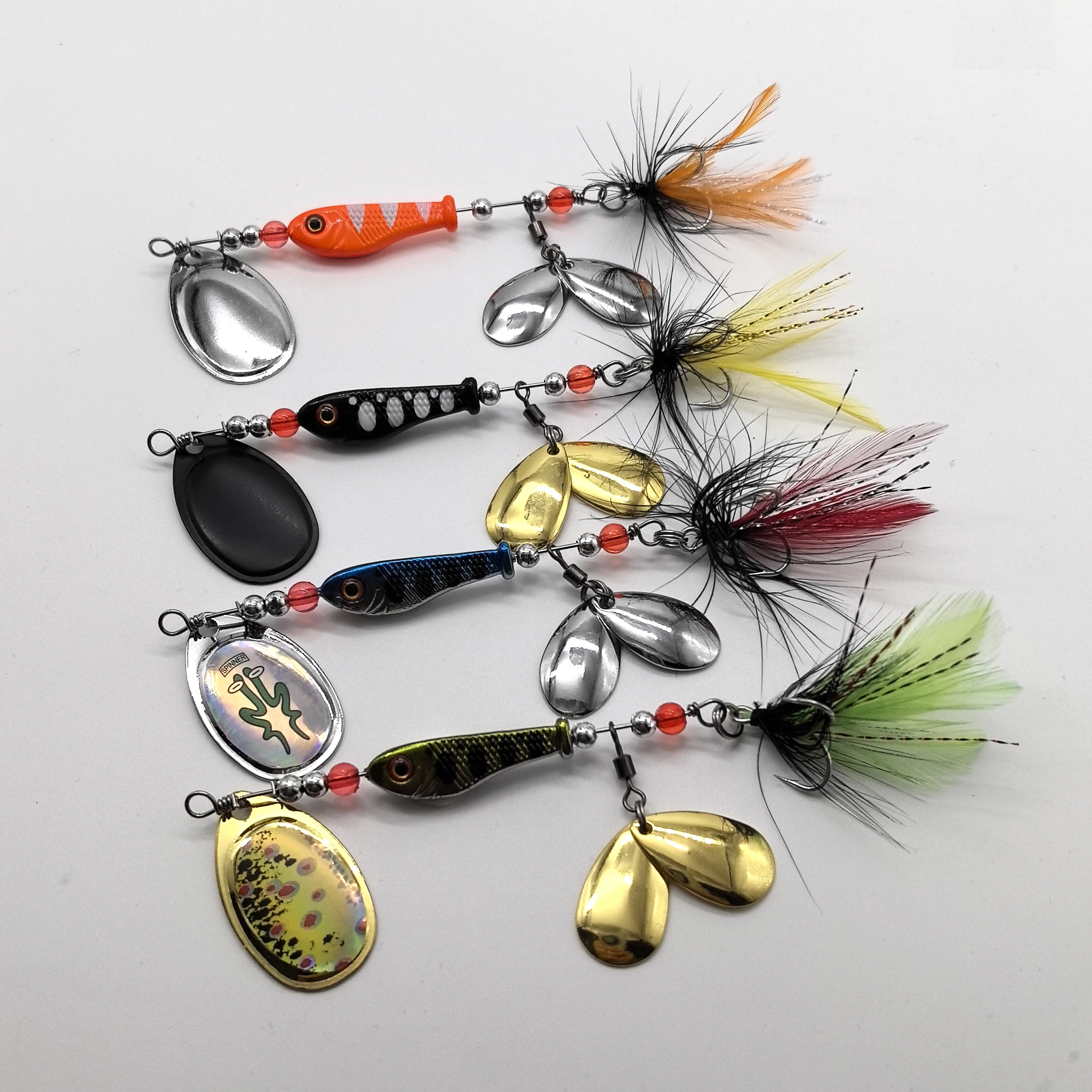 Mycena Buzzbait hoja múltiple Jig bailarina para lubina - imagen 2
