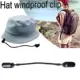 Pinza sujeta-gafas y clip para sombrero con cordón de nailon