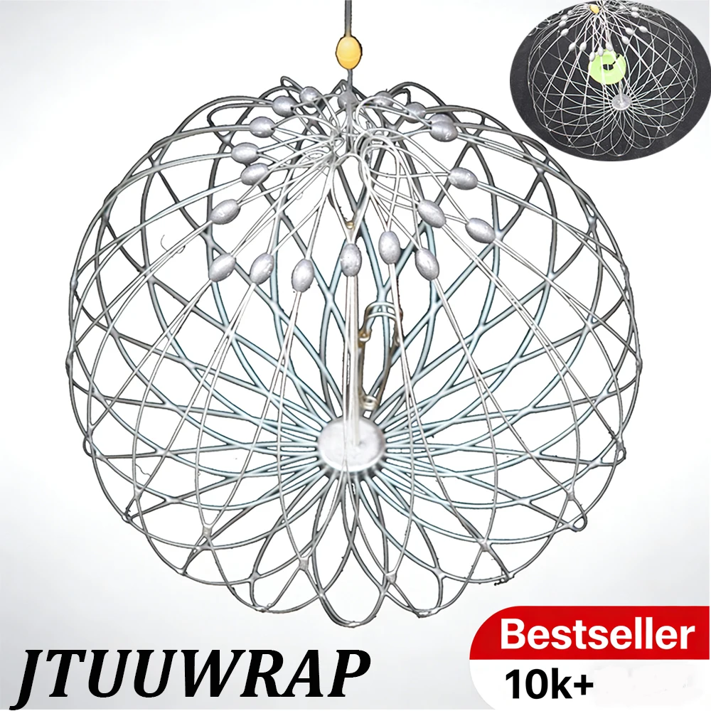 Trampa para cebo de malla plegable JTUUWRAP – jaula portátil - imagen 4