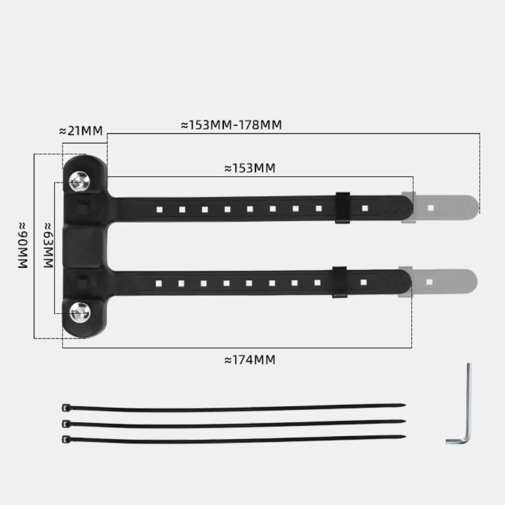 Adaptador Silicona Portabidones Universal con Correa Elástica - imagen 4