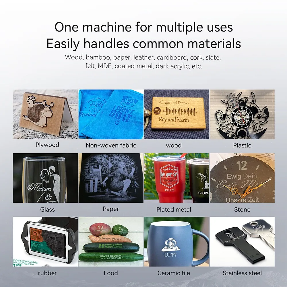 Grabado sobre diferentes materiales