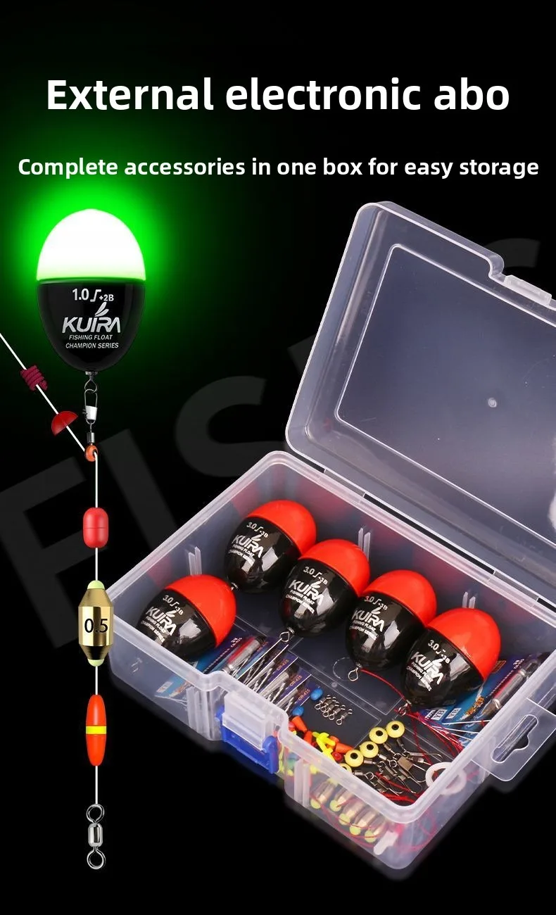 Flotadores electrónicos para pesca nocturna (juego de 5)
