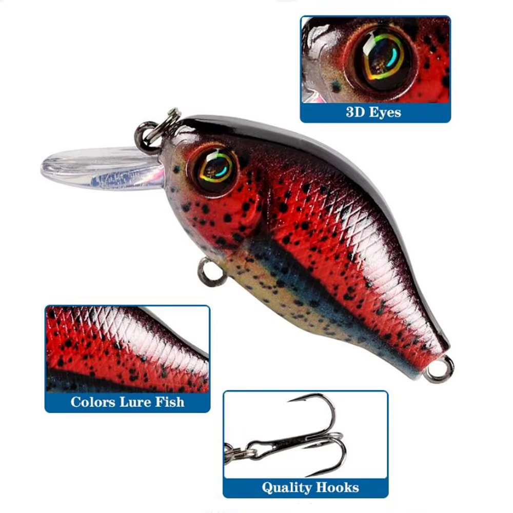 Crankbait Flotante de Plástico Duro para la Pesca de Carpa - imagen 5