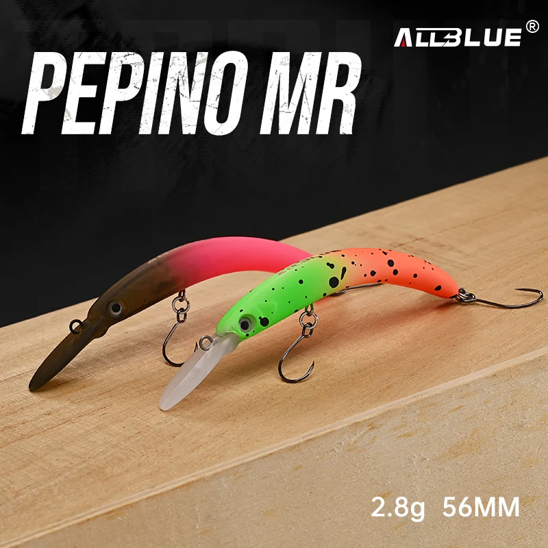 ALLBLUE PEPINO MR Crankbait flotante wobbler para trucha - imagen 3