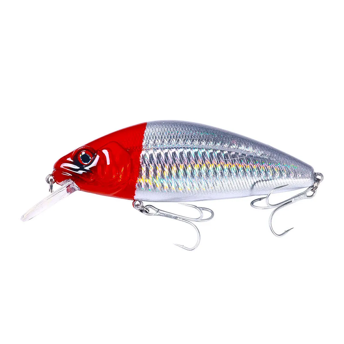 Vista del señuelo con cuerpo tipo minnow