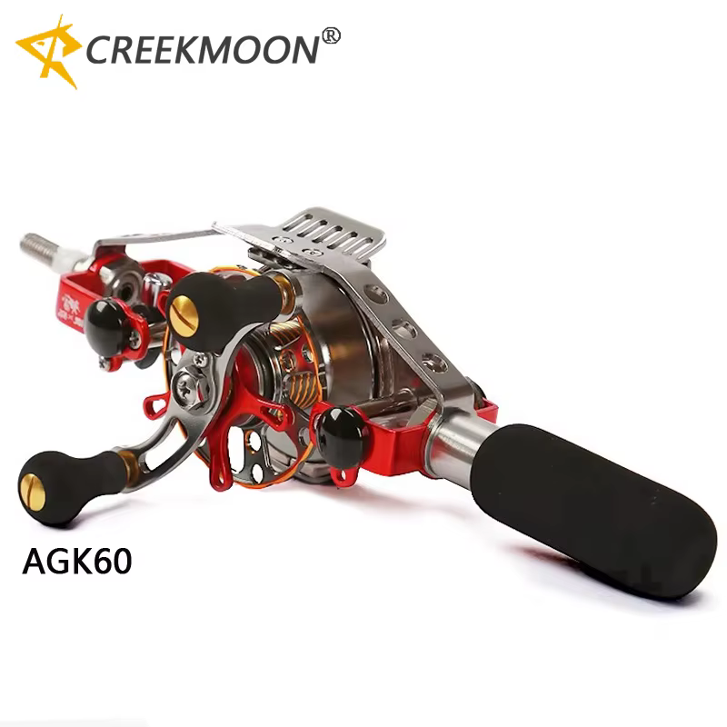 Carrete de pesca metálico con descarga automática para caña - imagen 2