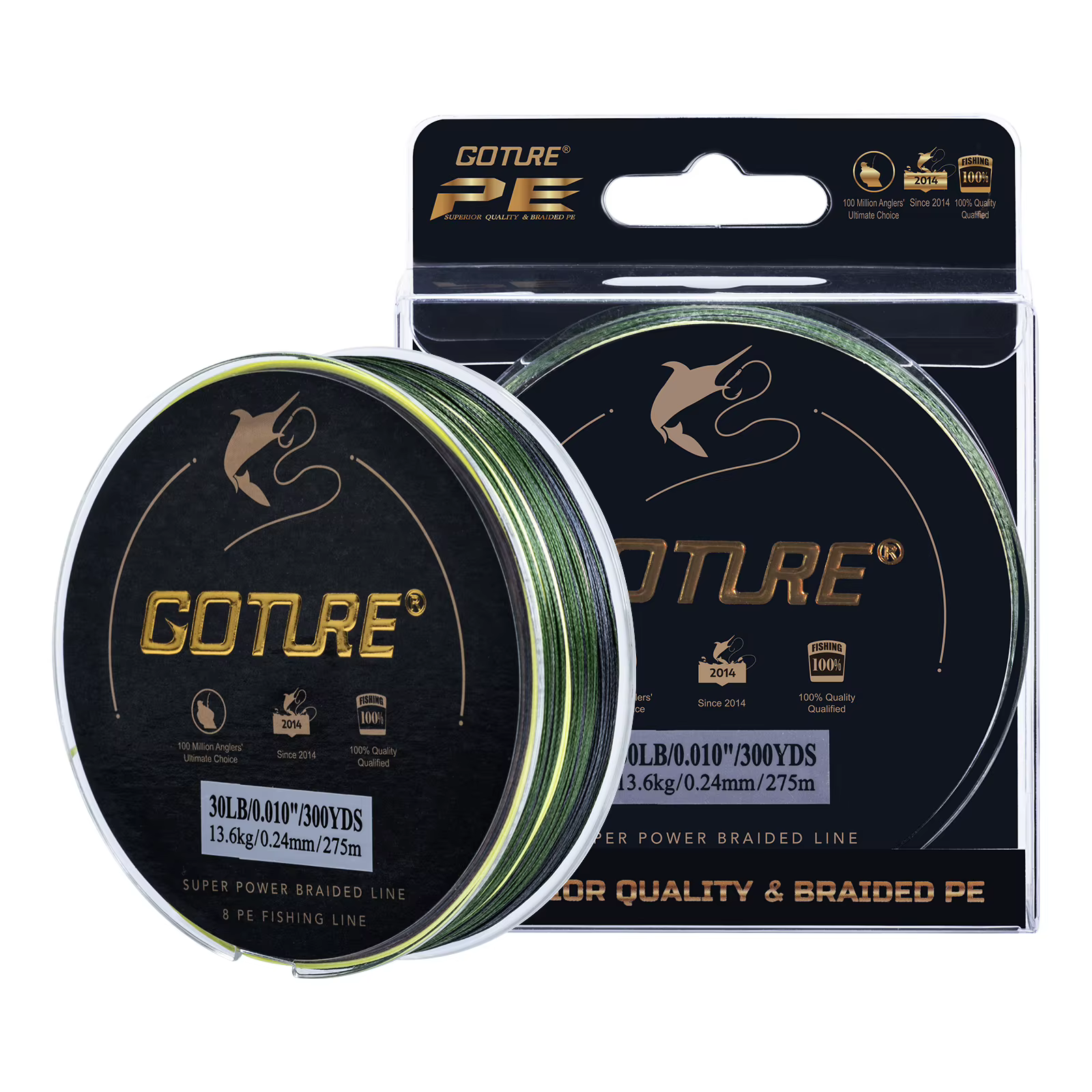 Goture Línea Trenzada Resistente a Abrasión – Cero Estiramiento