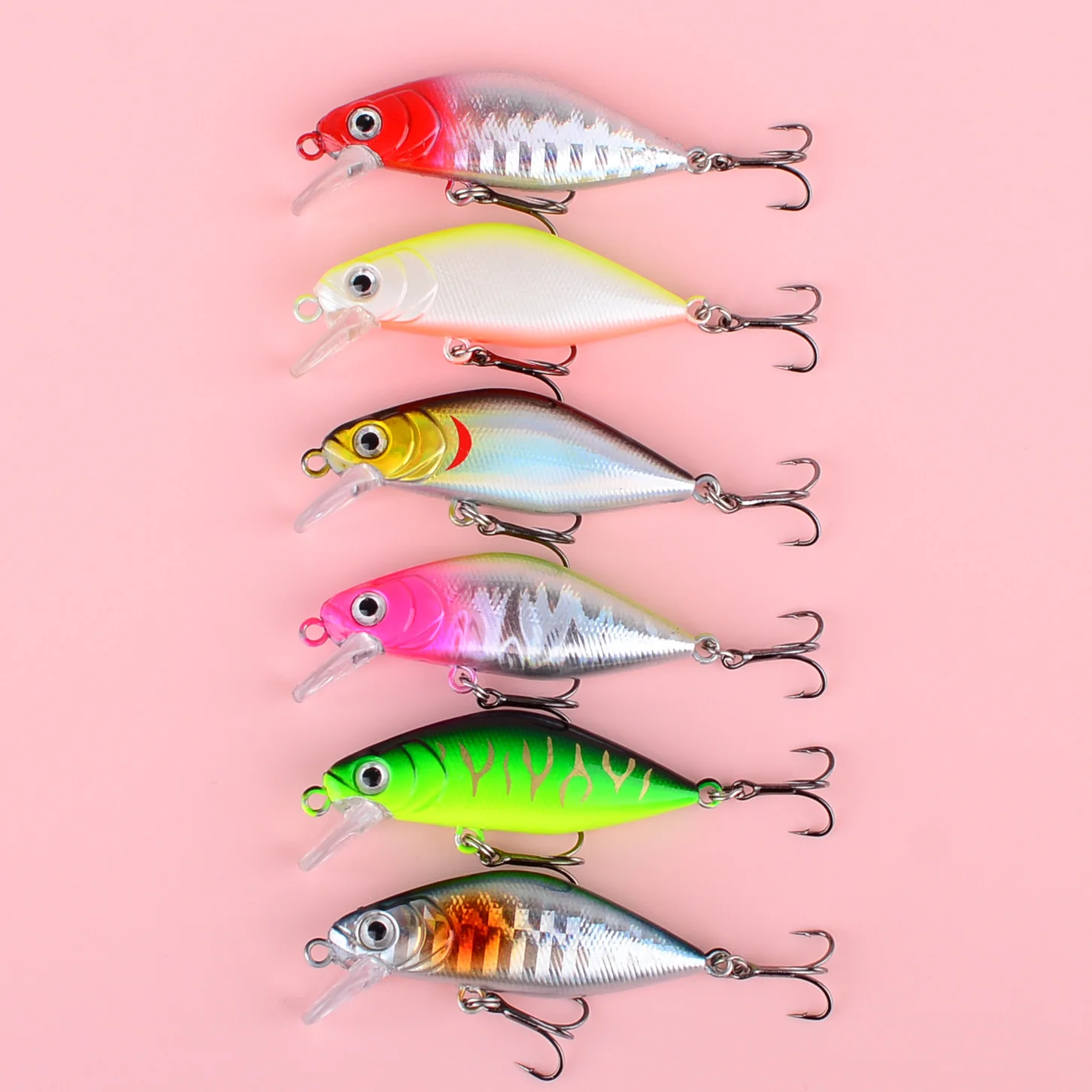 Jerkbait minnow hundible para lubina y trucha, swimbait - imagen 3