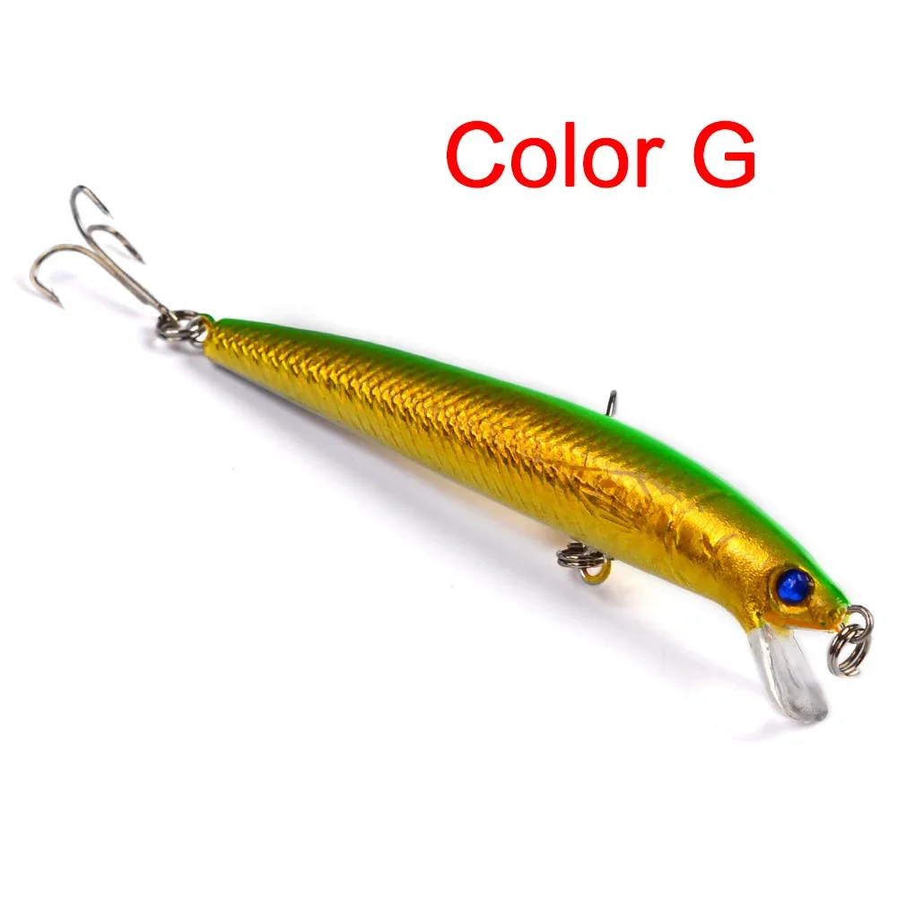 Wobbler flotante Topwater 9,5 cm con ojos 3D y anzuelos triples - imagen 2