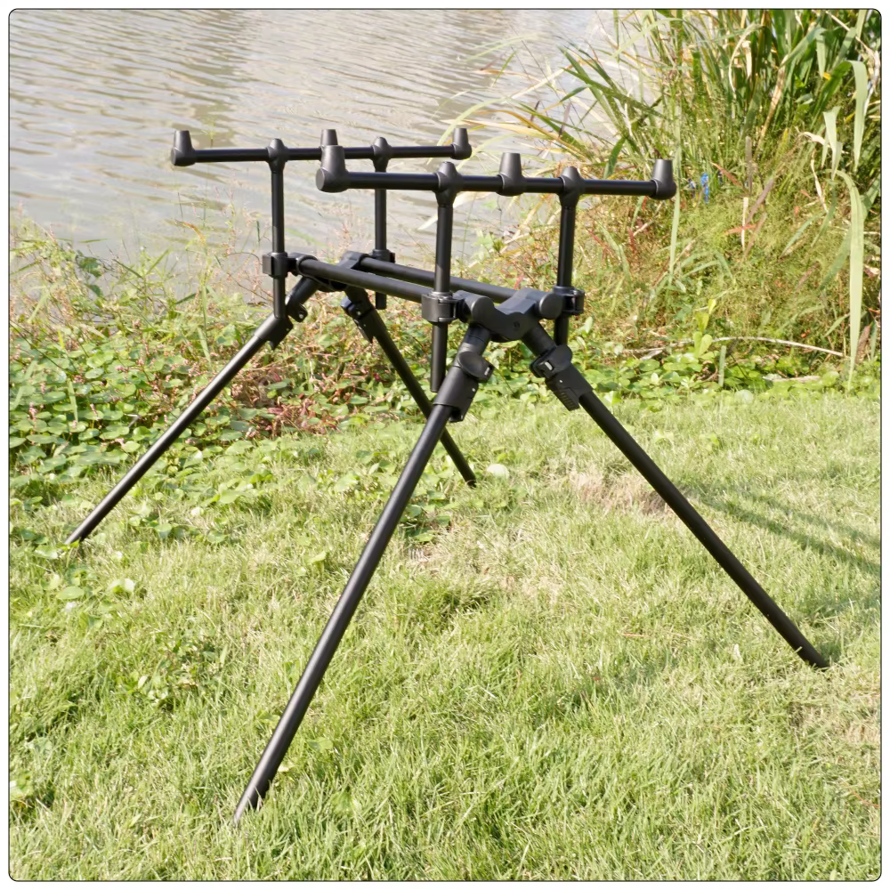 Hirisi Rod Pod Ajustable de Aluminio para Carpfishing - imagen 5