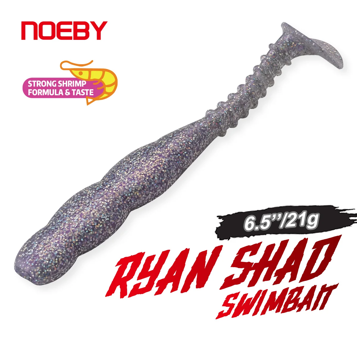 Noeby Ryan Shad Swimbait 150mm 21g – Señuelo artificial suave para bass