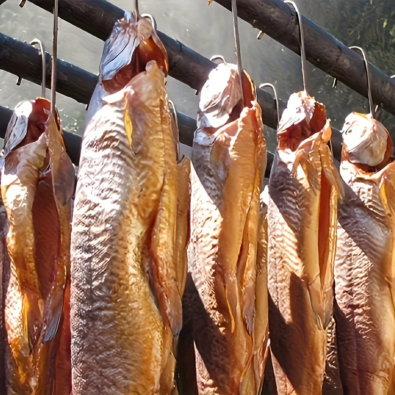 Detalle del anzuelo para ahumado en frío y caliente