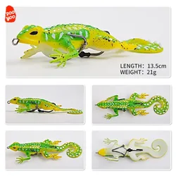 Barracuda Gecko Swinger Artificial - Señuelo de silicona para carpa