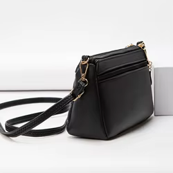 Bolso Bandolera de Cuero para Mujer – Gran Capacidad y Ligero