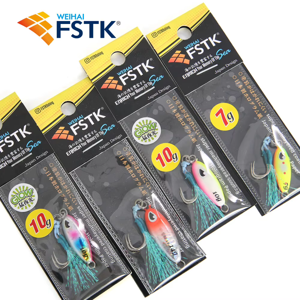 Micro Jig FSTK Rockfishing – Señuelo Metal Spinner Cuchara 3-14G Costa - imagen 4