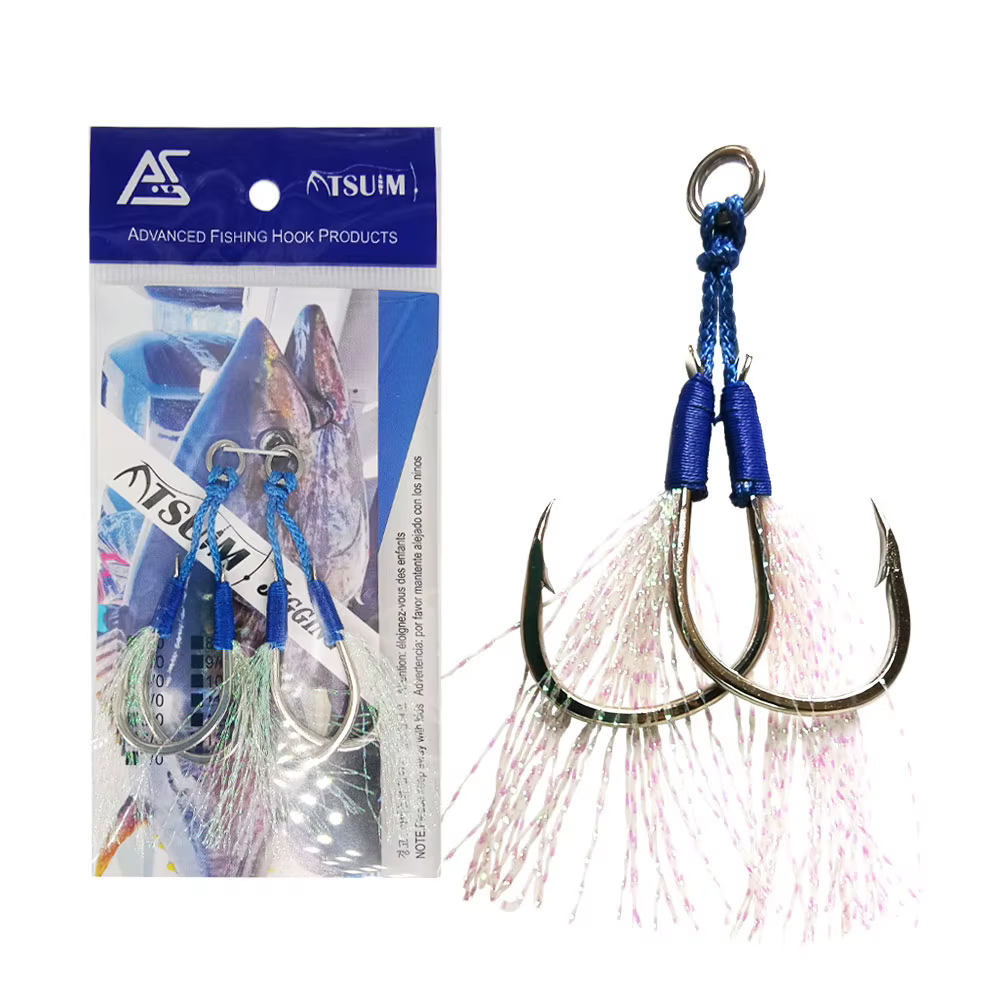 Anzuelos Jigging asistencia AS – Acero inoxidable púas vinilo - imagen 5