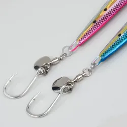 Anzuelos giratorios con rodamiento de bolas inox y cuchilla