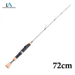 Maximumcatch Caña de pesca en hielo ligera de fibra de carbono y vidrio