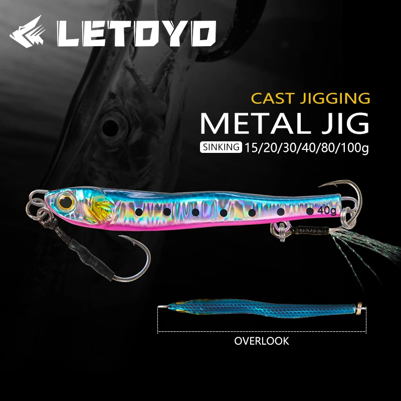 LETOYO Señuelo luminoso metálico para pesca en alta mar - imagen 4