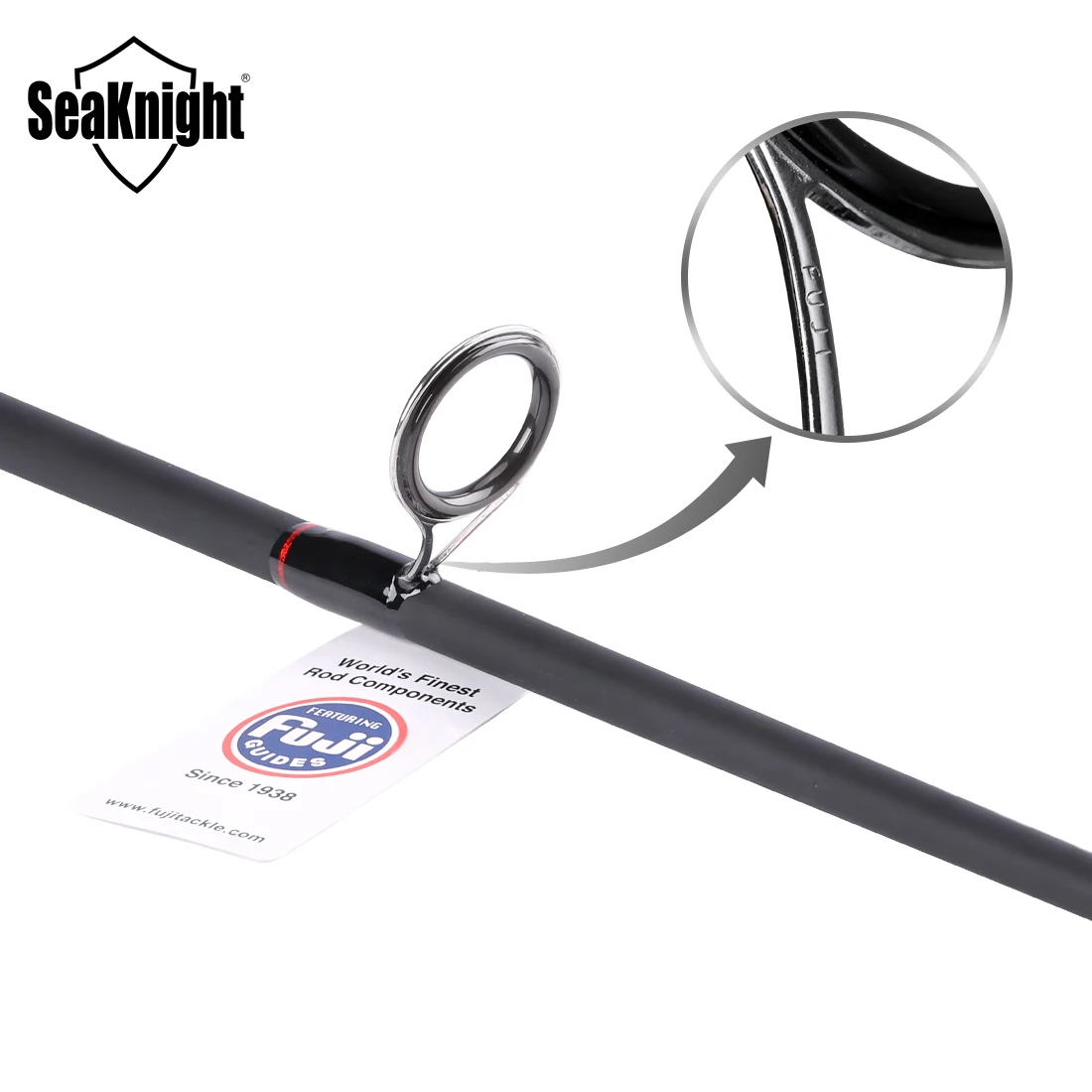 Caña de pescar carbono 40T SeaKnight – Fuji Guide seccional - imagen 4