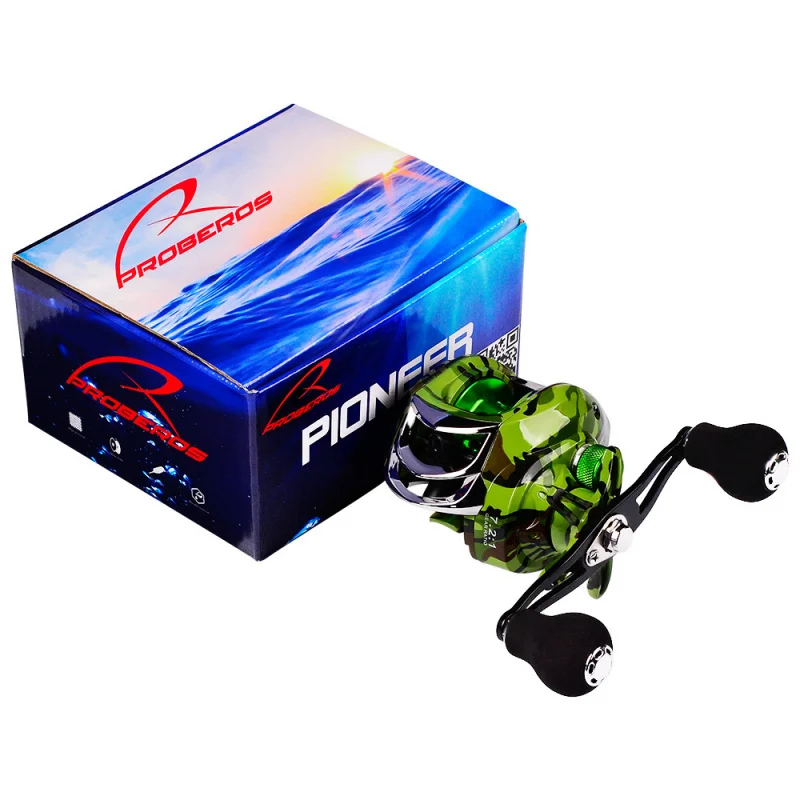 Carrete Baitcasting PRO BEROS Metal para señuelos, alto rendimiento - imagen 4